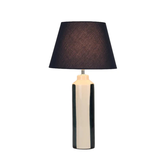 Asha Table Lamp Cream & Blue