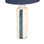 Asha Table Lamp Cream & Blue