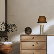 Asha Table Lamp Cream & Green