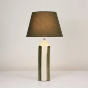 Asha Table Lamp Cream & Green