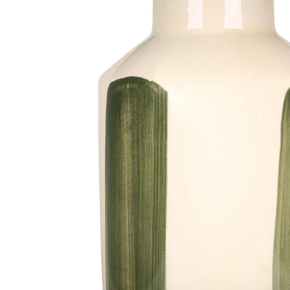 Asha Table Lamp Cream & Green