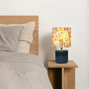 Cyra Table Lamp Blue & Cream