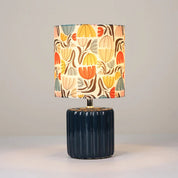 Cyra Table Lamp Blue & Cream