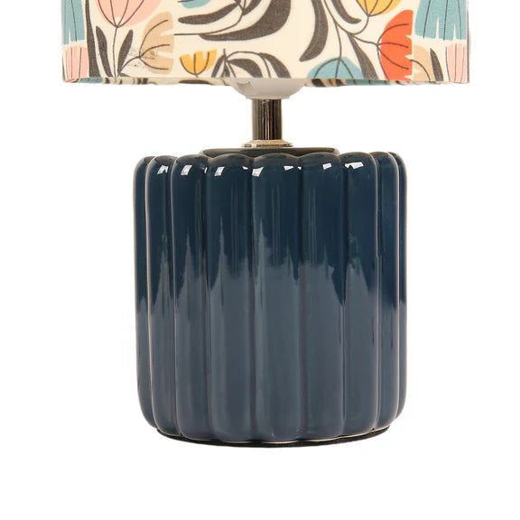 Cyra Table Lamp Blue & Cream
