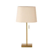 Arden Table Lamp Brass & Ivory