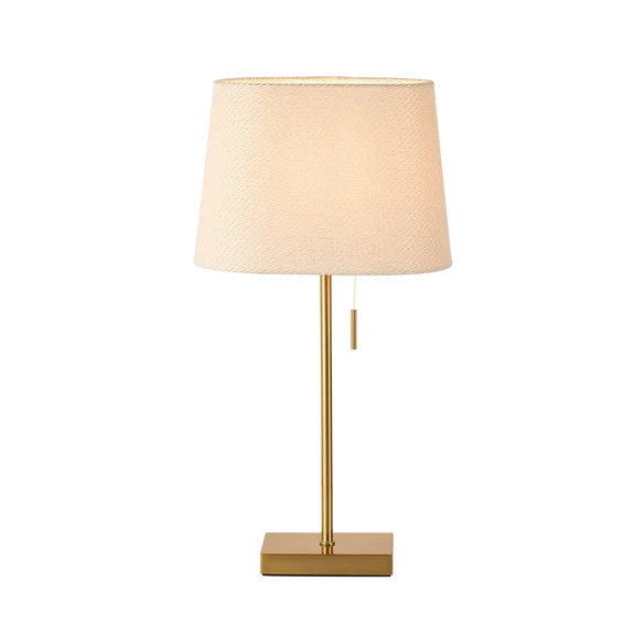 Arden Table Lamp Brass & Ivory