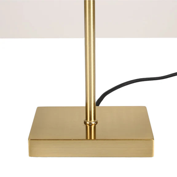 Arden Table Lamp Brass & Ivory