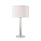 Cosima Table Lamp Clear & White