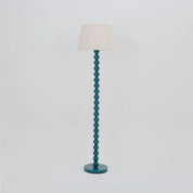 Pearl Orb Floor Lamp Cyan