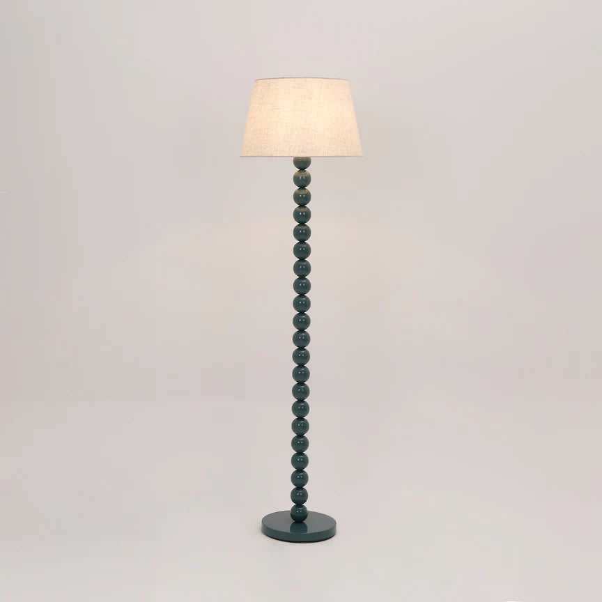 Pearl Orb Floor Lamp Cyan