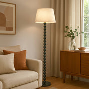 Pearl Orb Floor Lamp Cyan