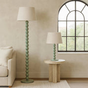 Pearl Orb Floor Lamp Sage