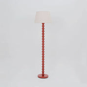 Pearl Orb Floor Lamp Rust
