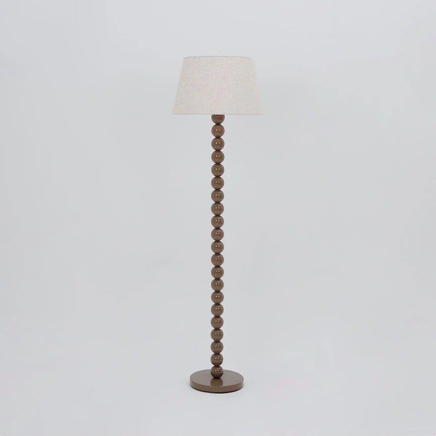 Pearl Orb Floor Lamp Toffee
