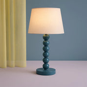 Pearl Orb Table Lamp Cyan