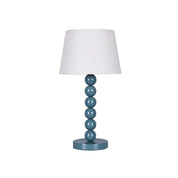 Pearl Orb Table Lamp Cyan