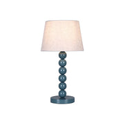 Pearl Orb Table Lamp Cyan