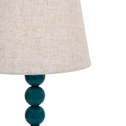 Pearl Orb Table Lamp Cyan