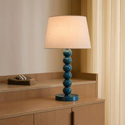 Pearl Orb Table Lamp Cyan
