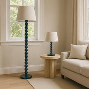 Pearl Orb Table Lamp Cyan