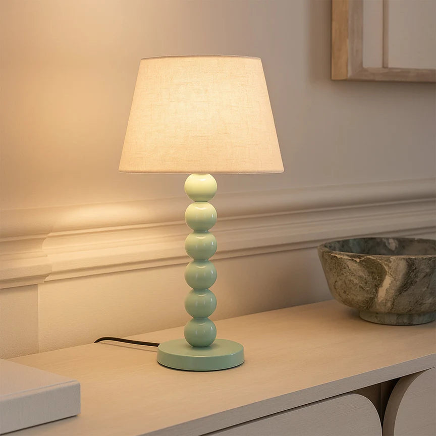 Pearl Orb Table Lamp Sage