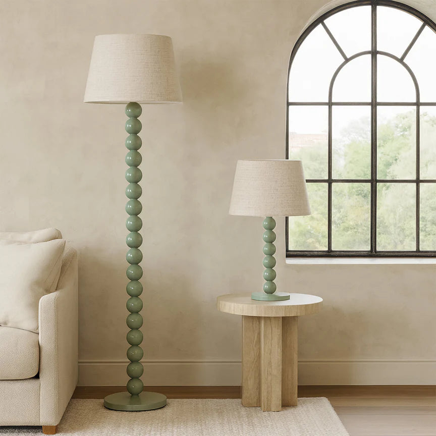 Pearl Orb Table Lamp Sage