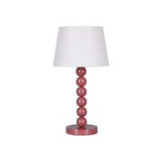 Pearl Orb Table Lamp Rust