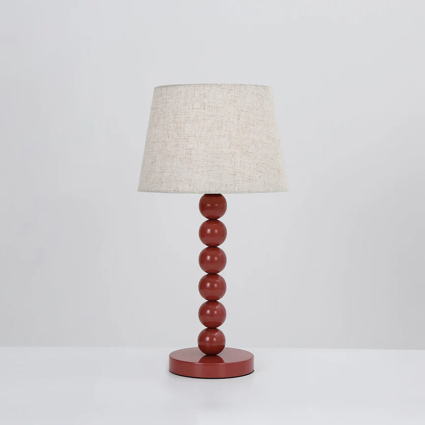 Pearl Orb Table Lamp Rust