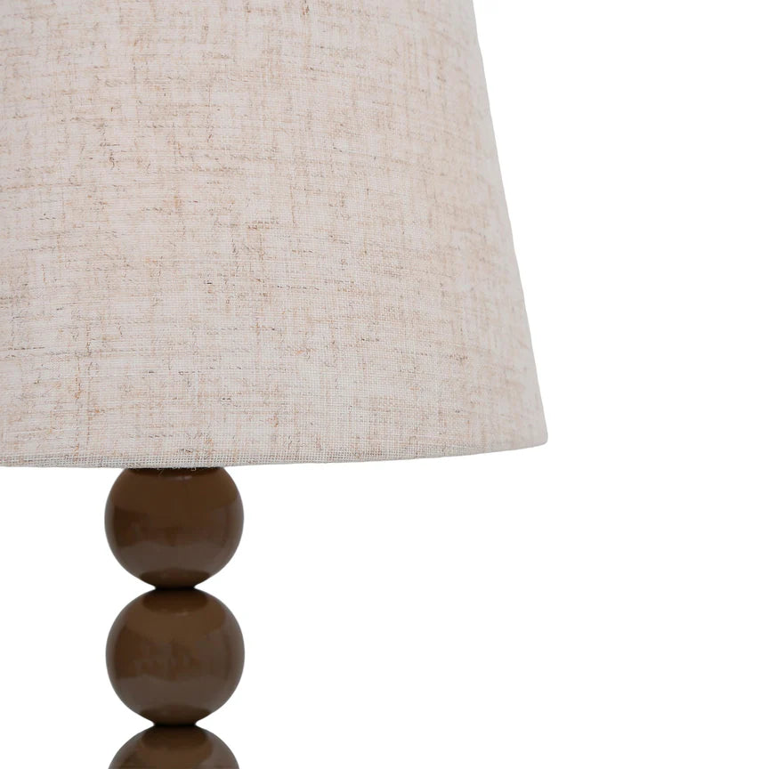Pearl Orb Table Lamp Toffee