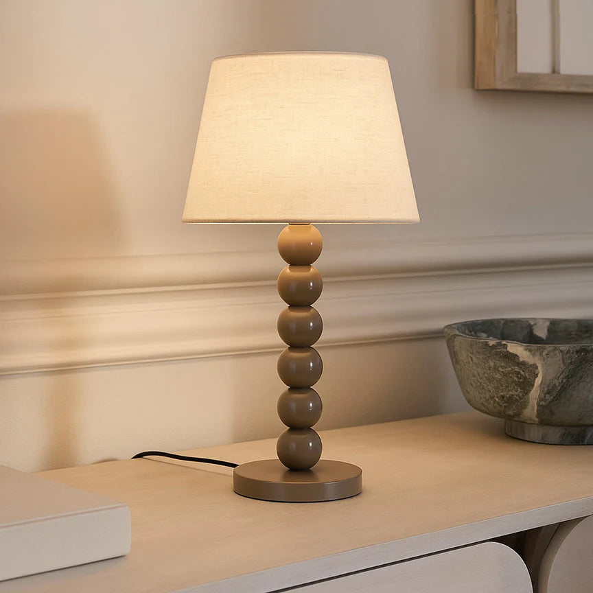 Pearl Orb Table Lamp Toffee
