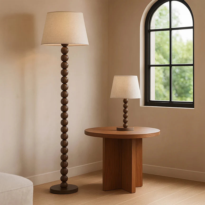 Pearl Orb Table Lamp Toffee