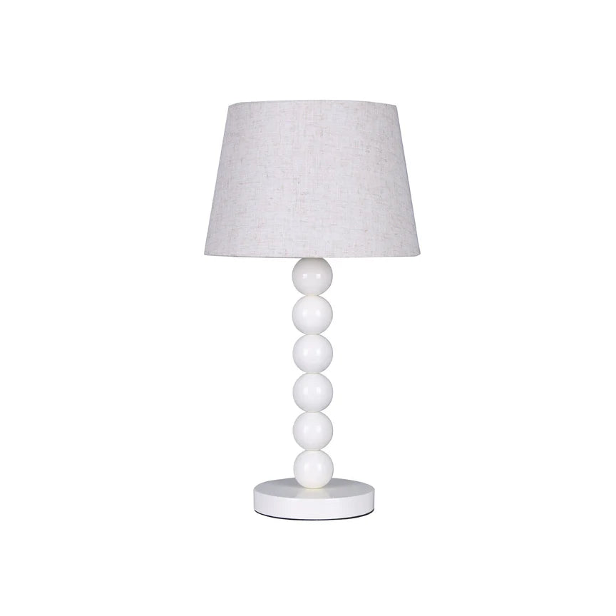 Pearl Orb Table Lamp Whisper White
