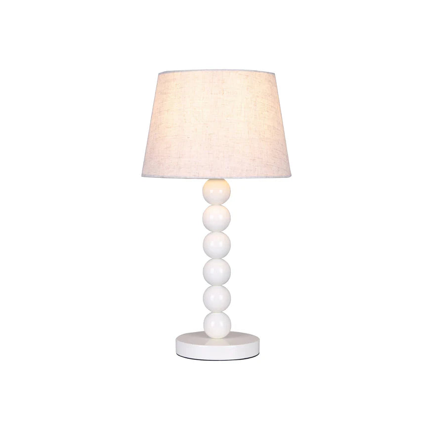 Pearl Orb Table Lamp Whisper White