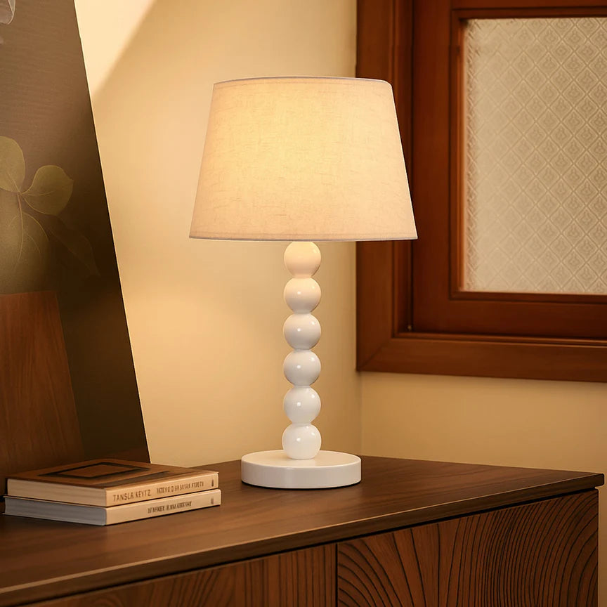 Pearl Orb Table Lamp Whisper White