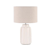 Luna Table Lamp Cream & Linen