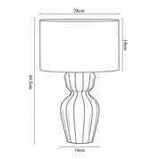 Elina Table Lamp White