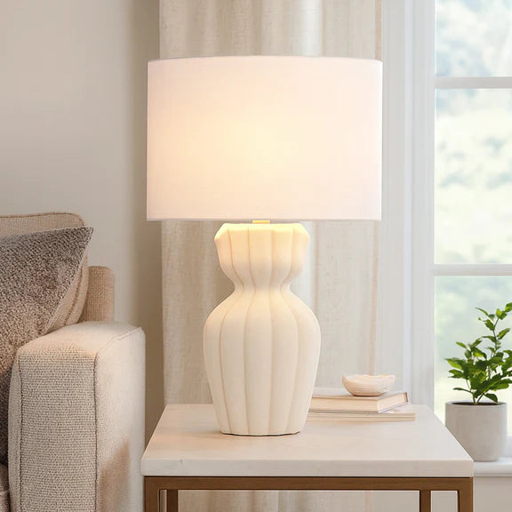 Elina Table Lamp White