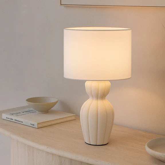 Elina Table Lamp White
