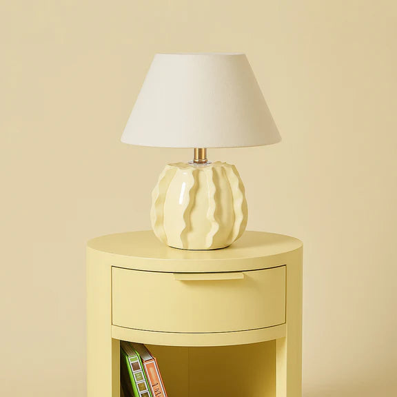 Lila Table Lamp Butter Cream & Linen