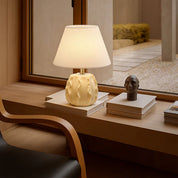 Lila Table Lamp Butter Cream & Linen
