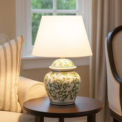 Tove Celadon Table Lamp Green & White