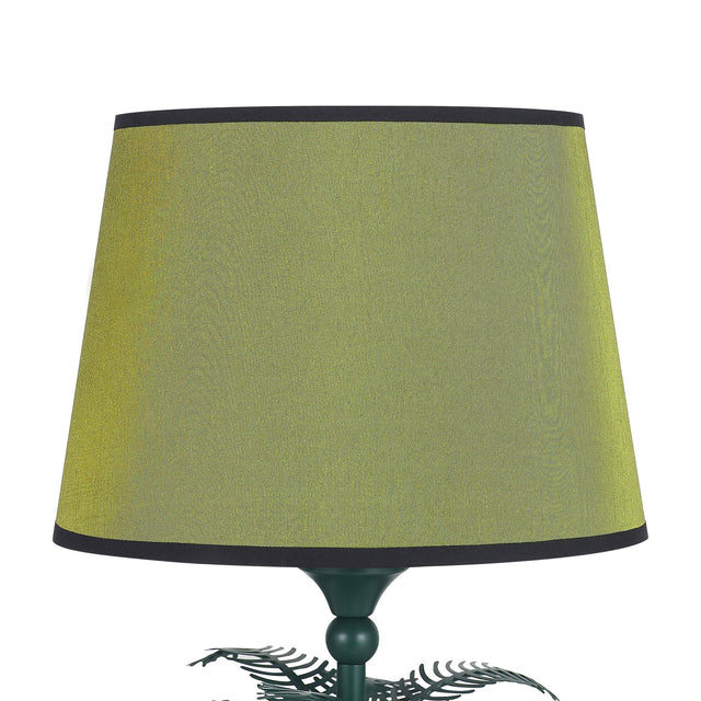 Paloma Palm Table Lamp Green