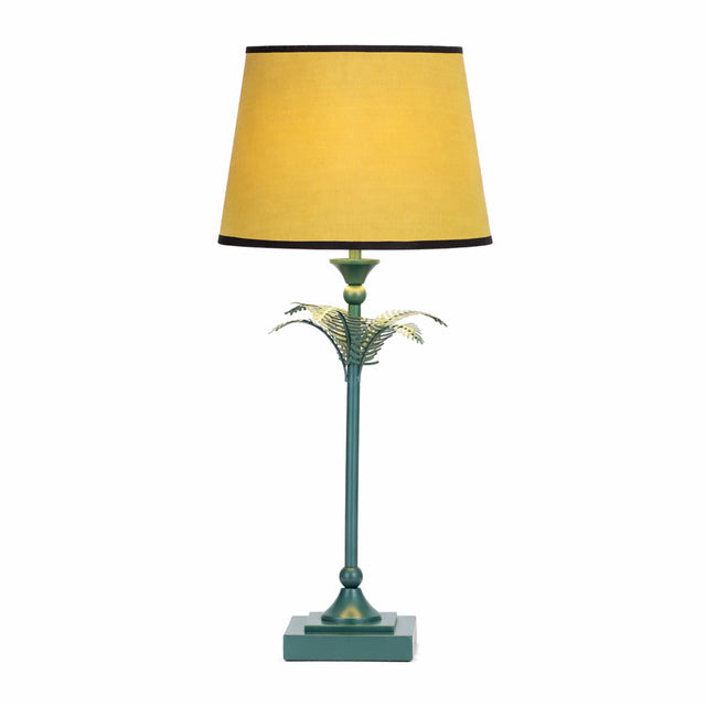 Paloma Palm Table Lamp Green