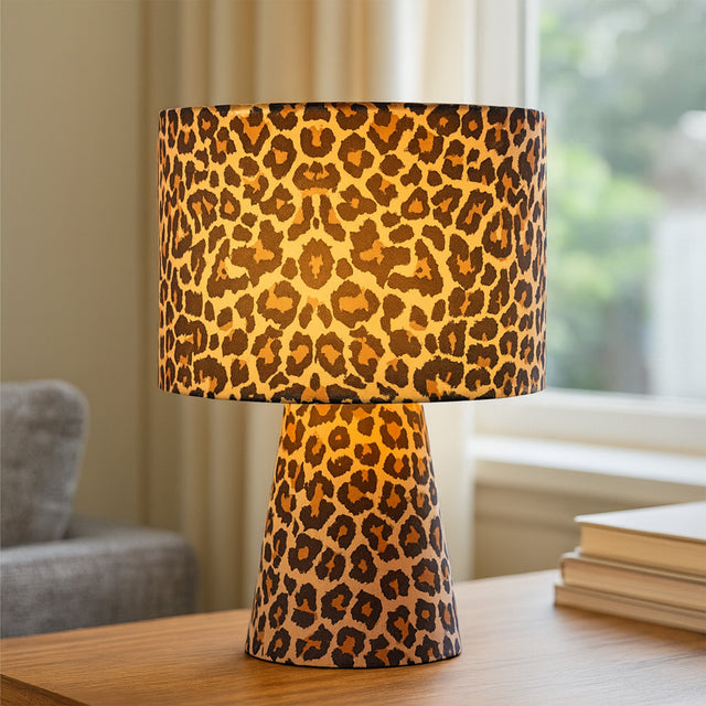 Momo Table Lamp Leopard