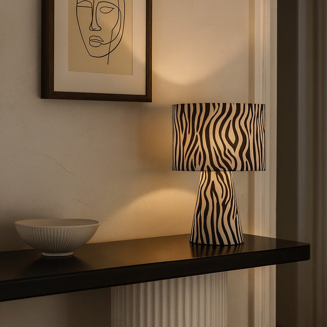 Momo Table Lamp Zebra