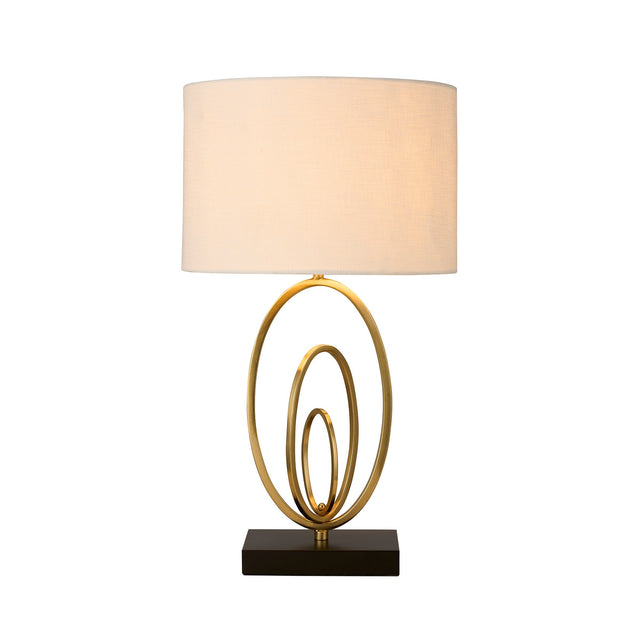 Elora Table Lamp Gold & Matt Black