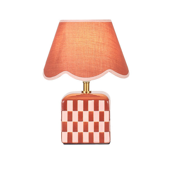 Valentina Table Lamp Coral & Pink