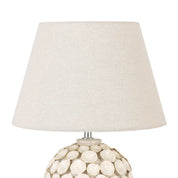 Monica Table Lamp Ivory & Natural
