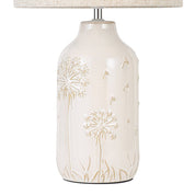 Nari Dandelion Table Lamp White & Natural