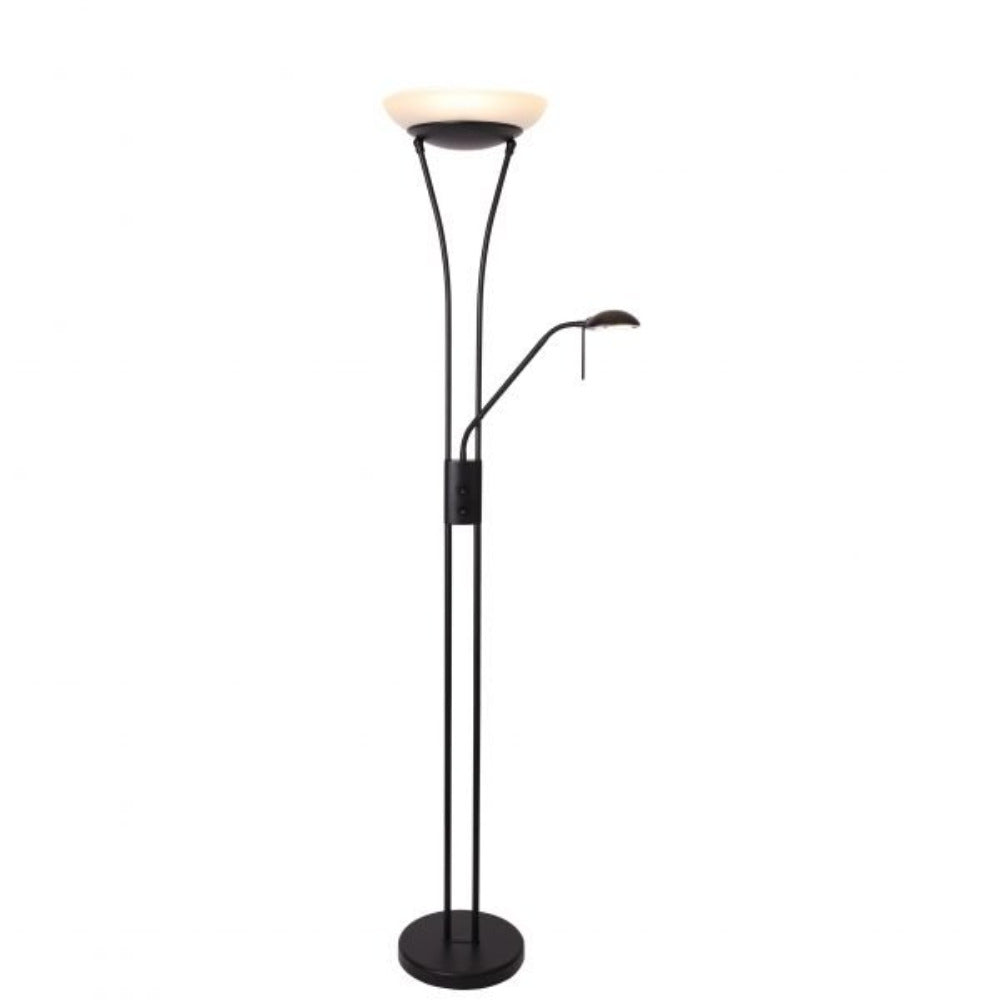 Reed LED Mother & Child Floor Lamp - Black